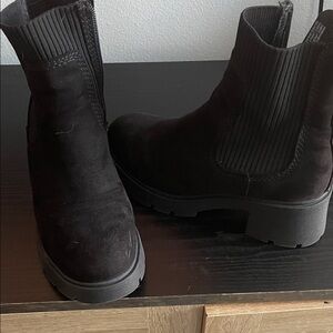 No Boundaries Black Ankle Boots 6